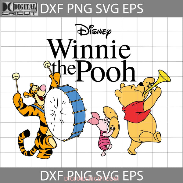 Winnie The Pooh Svg Cartoon Cricut File Clipart Png Eps Dxf