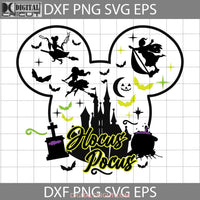 Hocus Pocus Svg Mickey Head Svg Sanderson Sisters Halloween Cricut File Clipart Png Eps Dxf