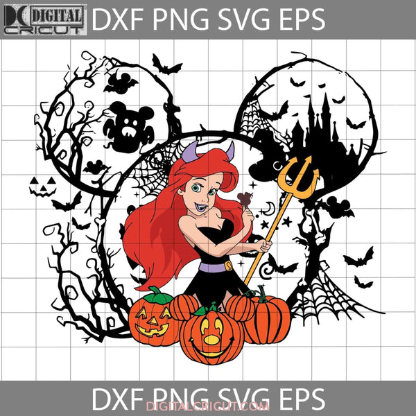 Ariel Witch Svg Halloween Cricut File Clipart Png Eps Dxf