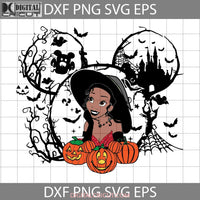 Tiana Witch Mickey Head Svg Halloween Cricut File Clipart Png Eps Dxf