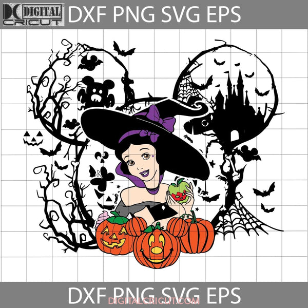 Snow White Witch Svg Halloween Cricut File Clipart Png Eps Dxf