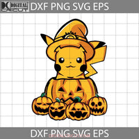 Pikachu Halloween Svg Witch Svg Halloween Svg Gift Cricut File Clipart Png Eps Dxf