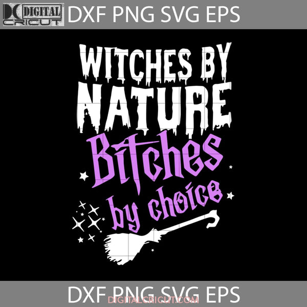 Witches By Nature Bitches Choice Svg Halloween Witch Gift Cricut File Clipart Svg Png Eps Dxf