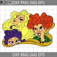 Witches Svg Halloween Cricut File Clipart Png Eps Dxf