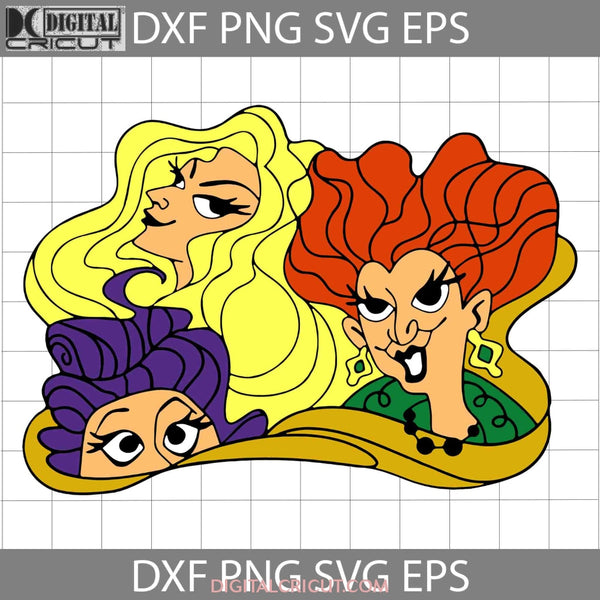 Witches Svg Halloween Cricut File Clipart Png Eps Dxf