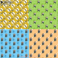 World Seamless Pattern Digital Papers Scrapbook Paper Background Wallpaper 12*12Inches -300Dpi