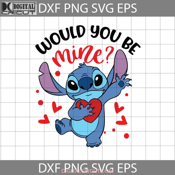 Would You Be Mine Svg Valentines Day Svg Gift Cricut File Clipart Png Eps Dxf