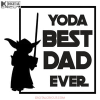 Yoda Best Dad Svg Files For Silhouette Cricut Dxf Eps Png Instant Download9