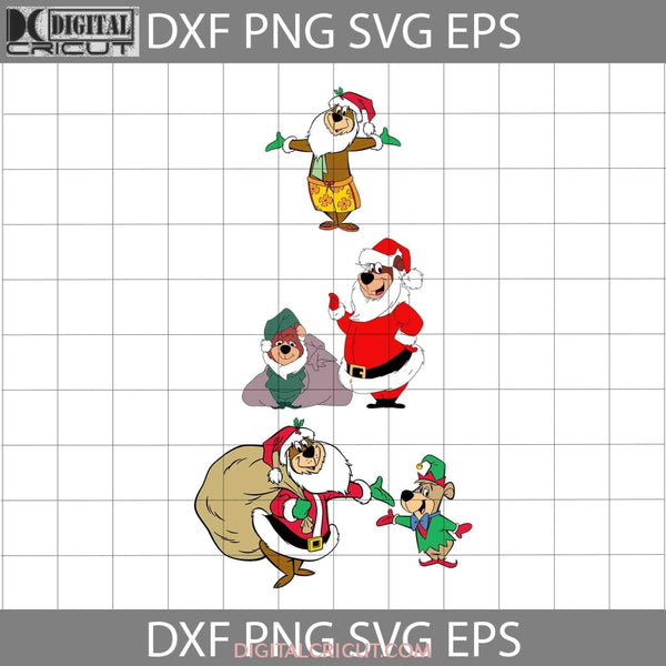 Yogi Bear And Boo Svg Bundle Cartoon Christmas Gift Cricut File Clipart Png Eps Dxf