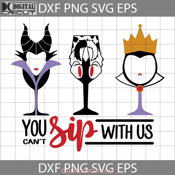 You Cant Sip With Us Svg Halloween Cricut File Clipart Png Eps Dxf