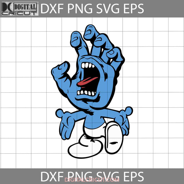 Smurf Zombie Svg Clown Svg Halloween Gift Cricut File Clipart Svg Png Eps Dxf